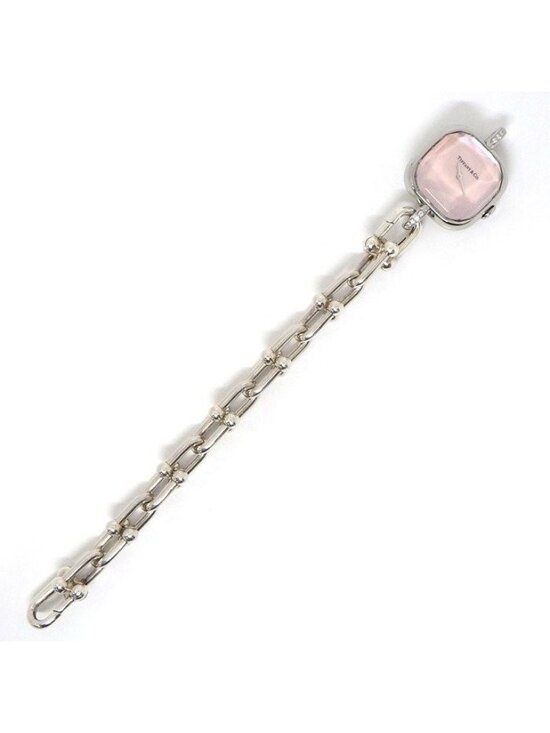 Tiffany & Co Watch Hardware Diamond Lug Square Pink main image 10